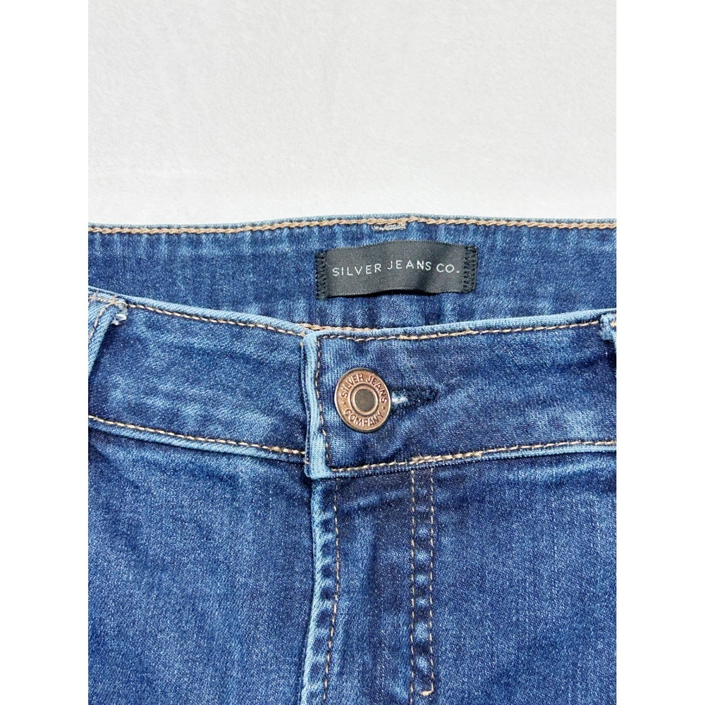 Silver Jeans Avery Skinny Jeans 32/29 Classic Y2K - Picture 7 of 11